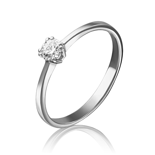 

Кольцо из белого золота с фианитом р.  PLATINA jewelry 01-3083-00-501-1120-38, 01-3083-00-501-1120-38_p1