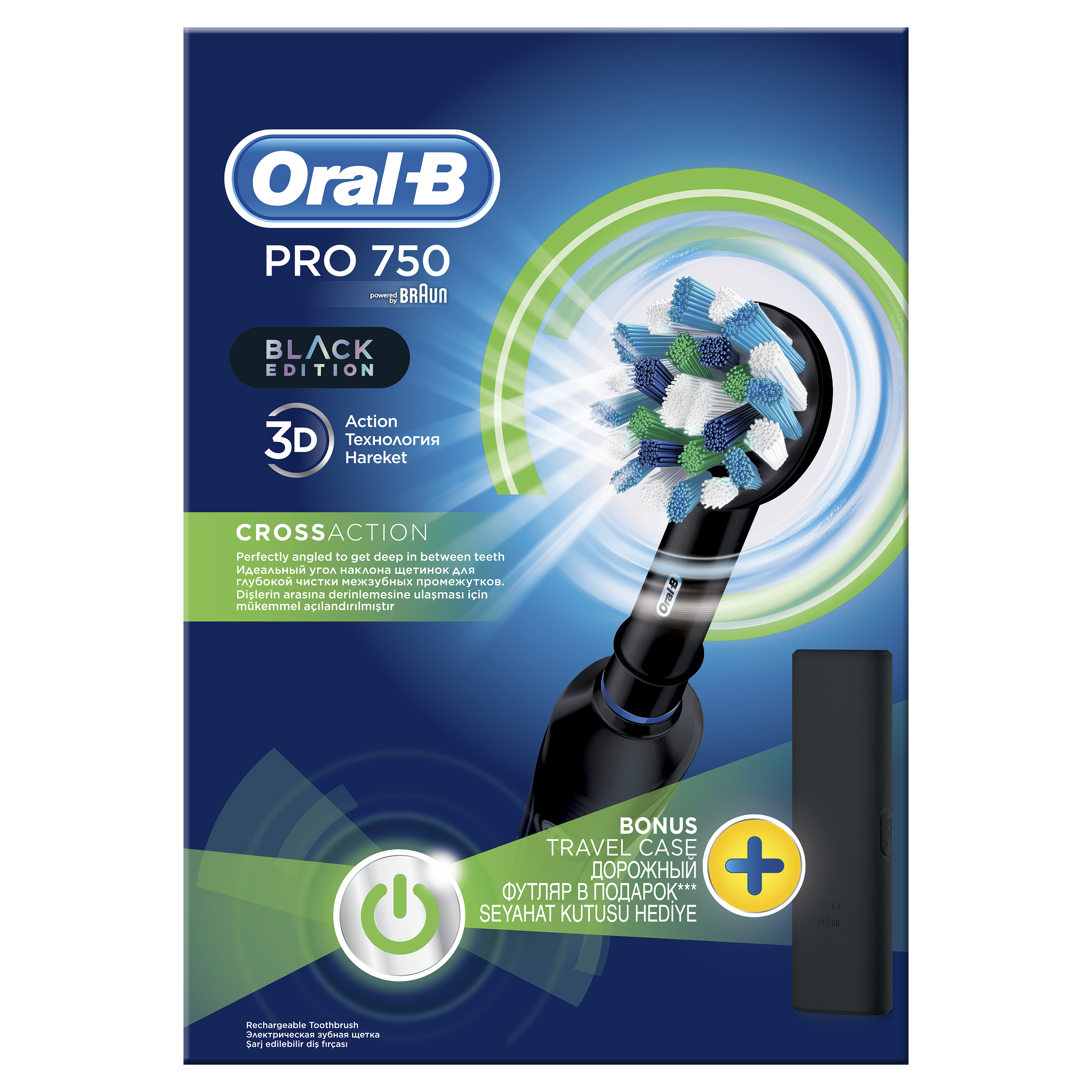 фото Зубная щетка электрическая braun oral-b pro 750 d16.513.ux