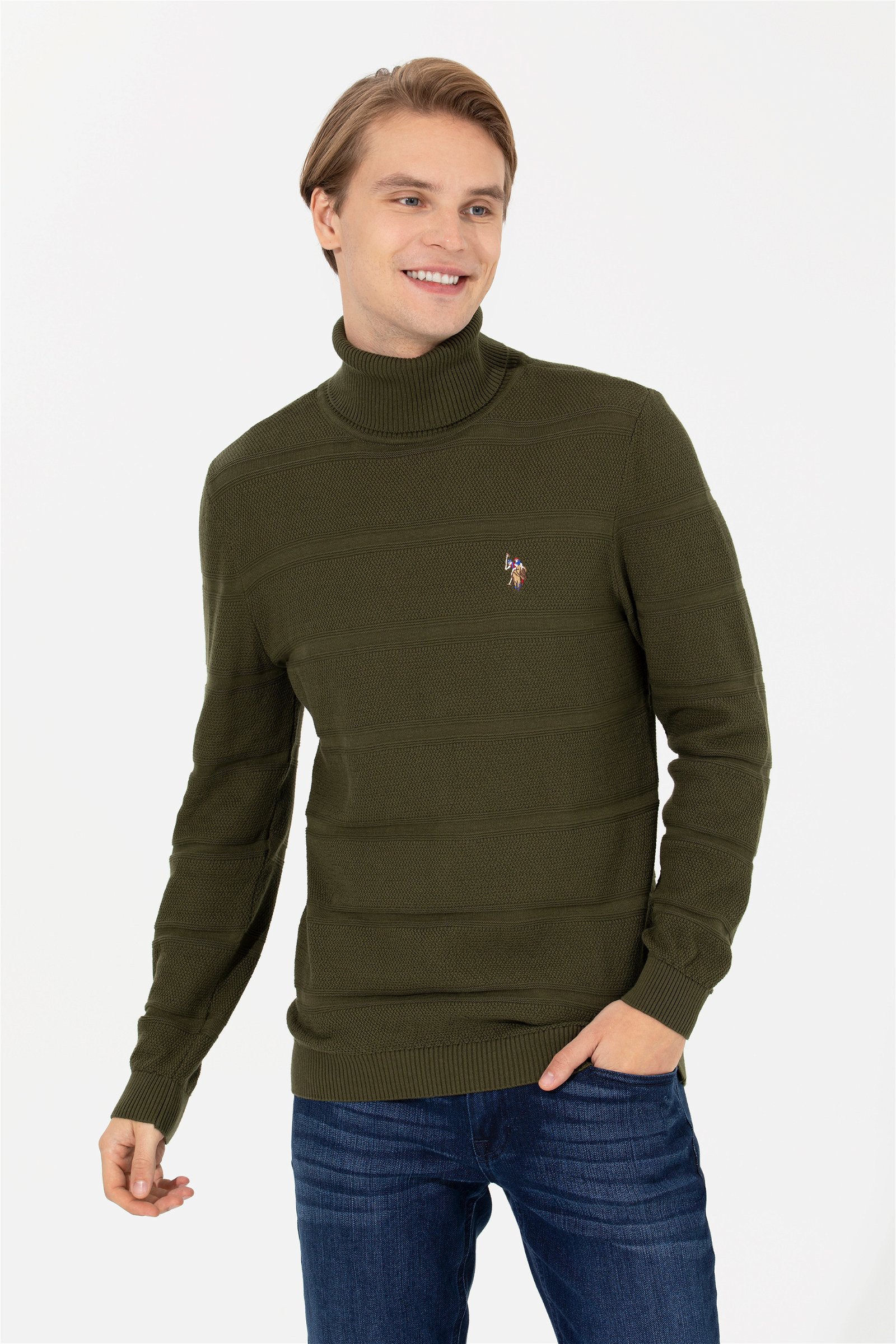

Свитер мужской U.S. POLO Assn. g081gl0tk0r-doston хаки L, g081gl0tk0r-doston