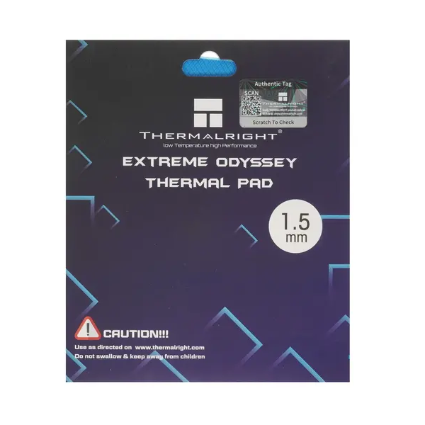 

Термопрокладка Thermalright Extreme Odyssey II (odyssey-ii-120x120-1.5), Extreme Odyssey II