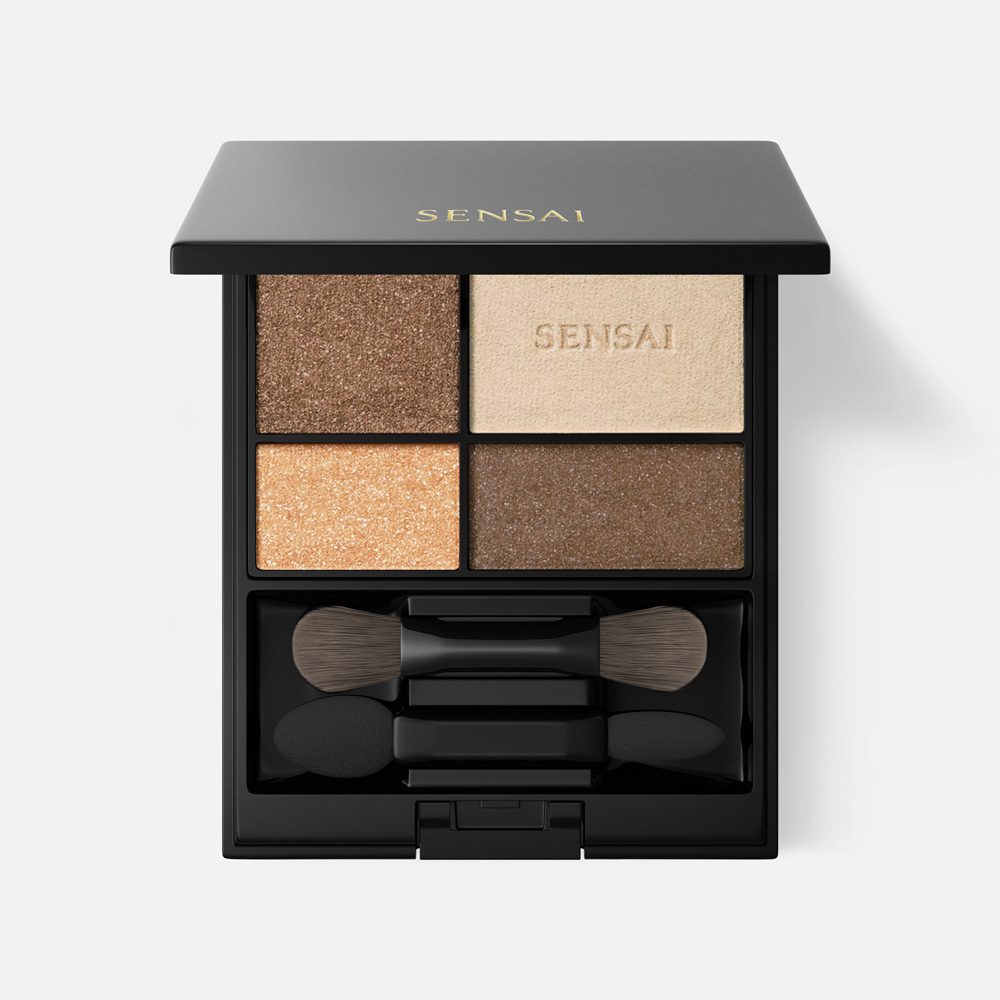 Набор теней для век Sensai Eye Color Palette Shiny foliage, 4 г