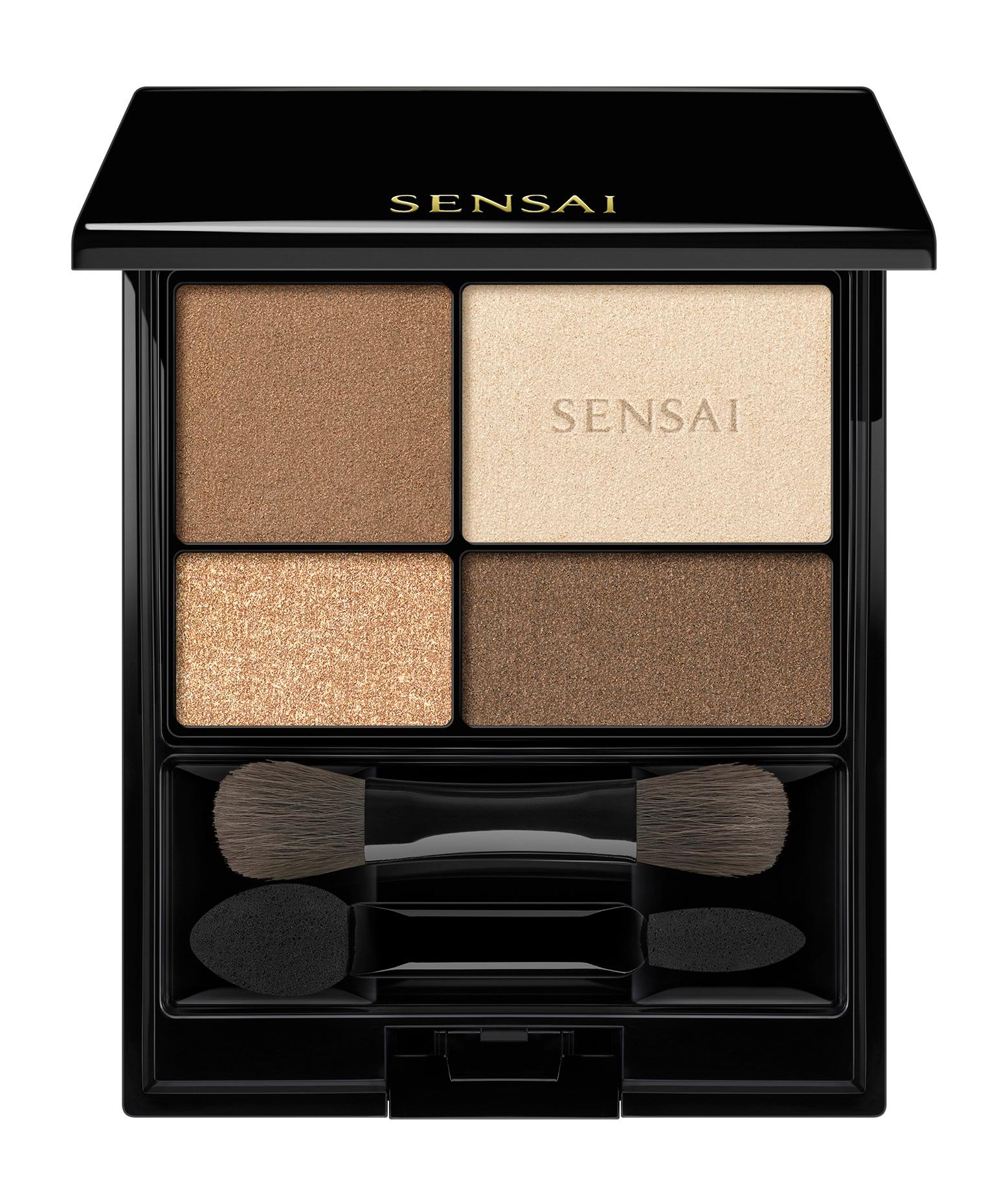 Набор теней для век Sensai Eye Color Palette Shiny foliage, 4 г