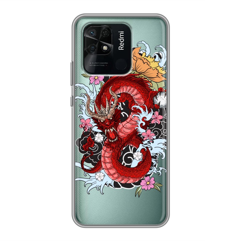 фото Прозрачный чехол для xiaomi redmi 10c 100gadgets