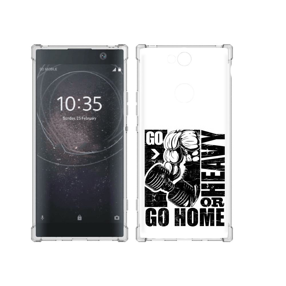 

Чехол MyPads Tocco для Sony Xperia XA2 Plus накаченные руки, Прозрачный, Tocco
