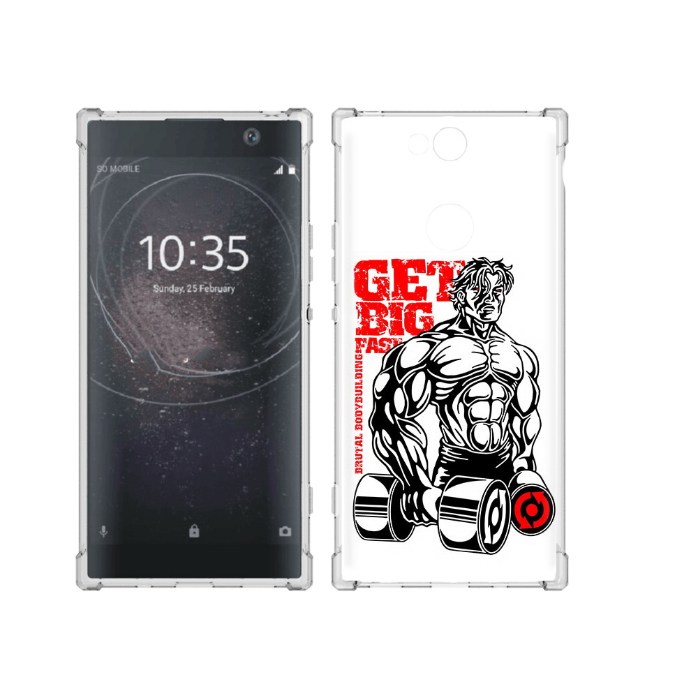 

Чехол MyPads Tocco для Sony Xperia XA2 Plus накаченное тело, Прозрачный, Tocco