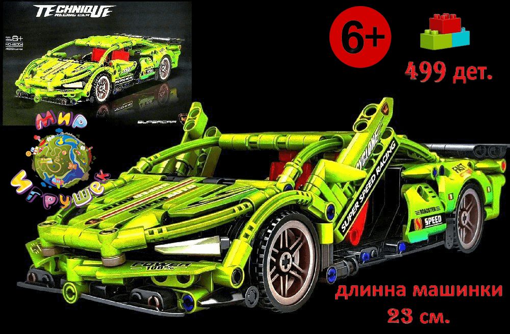 

Машинка конструктор JIQILE499 деталей