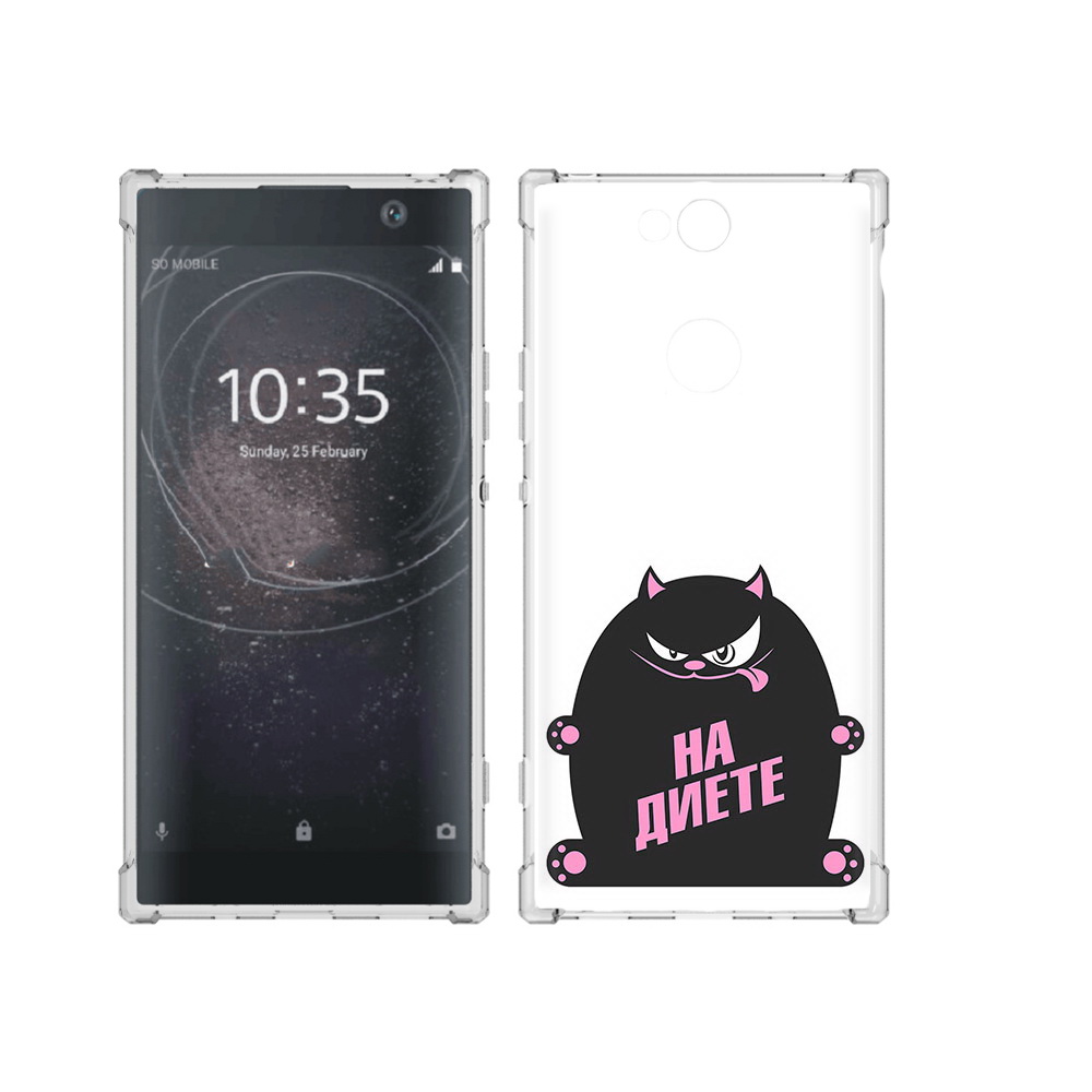 

Чехол MyPads Tocco для Sony Xperia XA2 Plus на диете, Прозрачный, Tocco