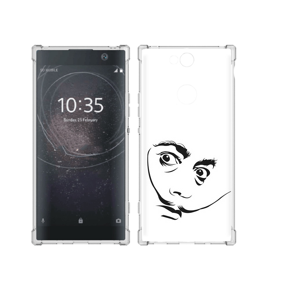 

Чехол MyPads Tocco для Sony Xperia XA2 Plus мужчина с длинными усами, Прозрачный, Tocco