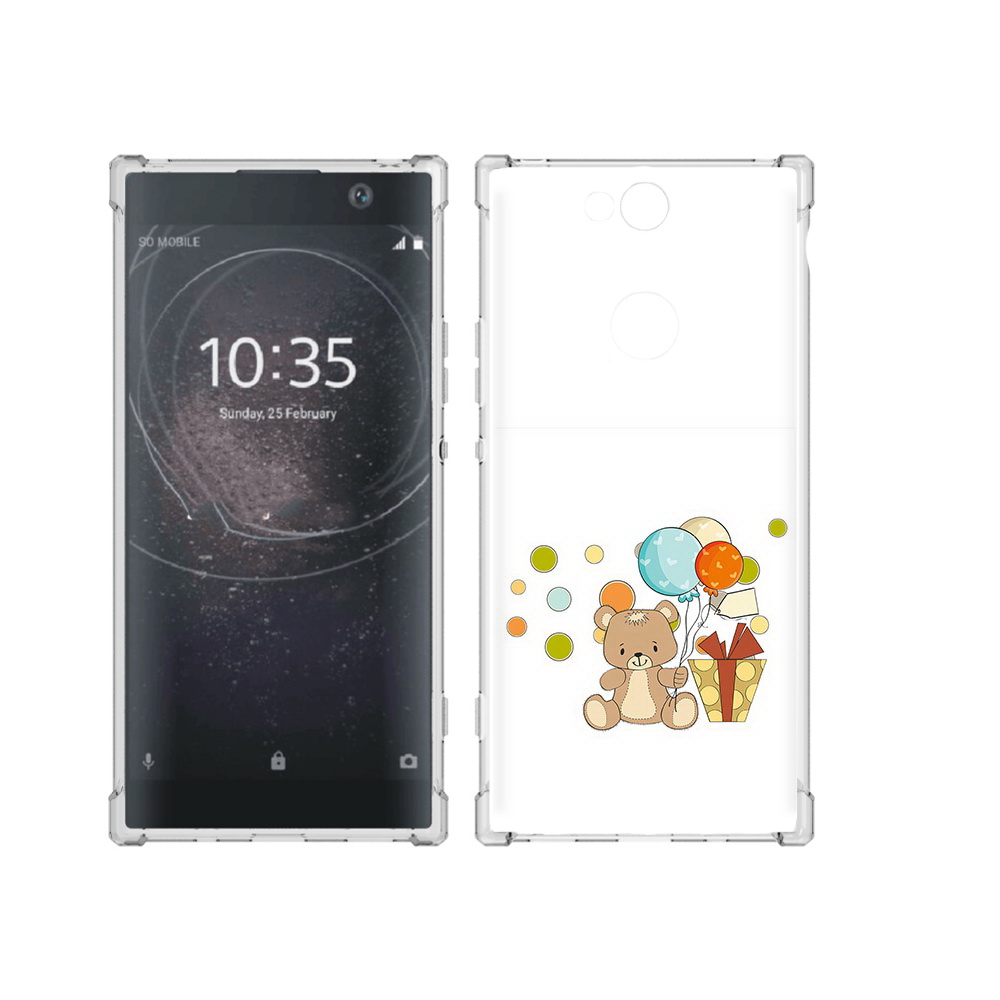 

Чехол MyPads Tocco для Sony Xperia XA2 Plus медвеженок с подарком, Прозрачный, Tocco