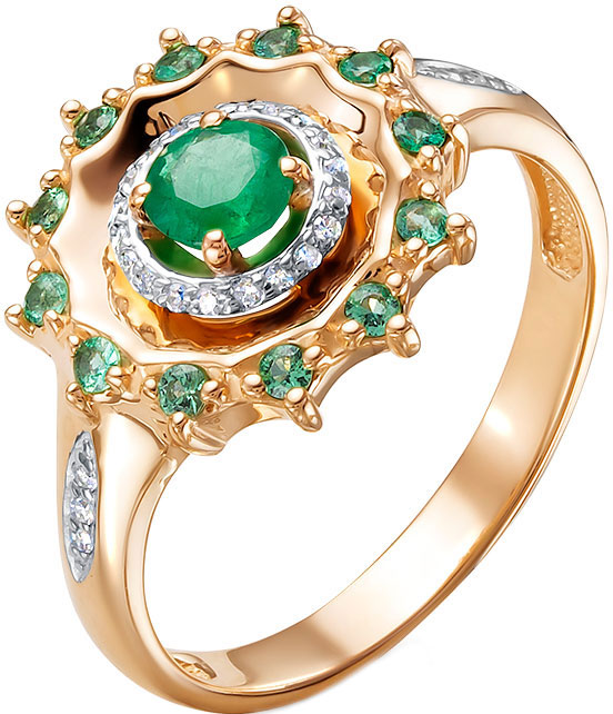 

Кольцо из красного золота с бриллиантом р. 18,5 Vesna jewelry 11351-151-14-00, 11351-151-14-00