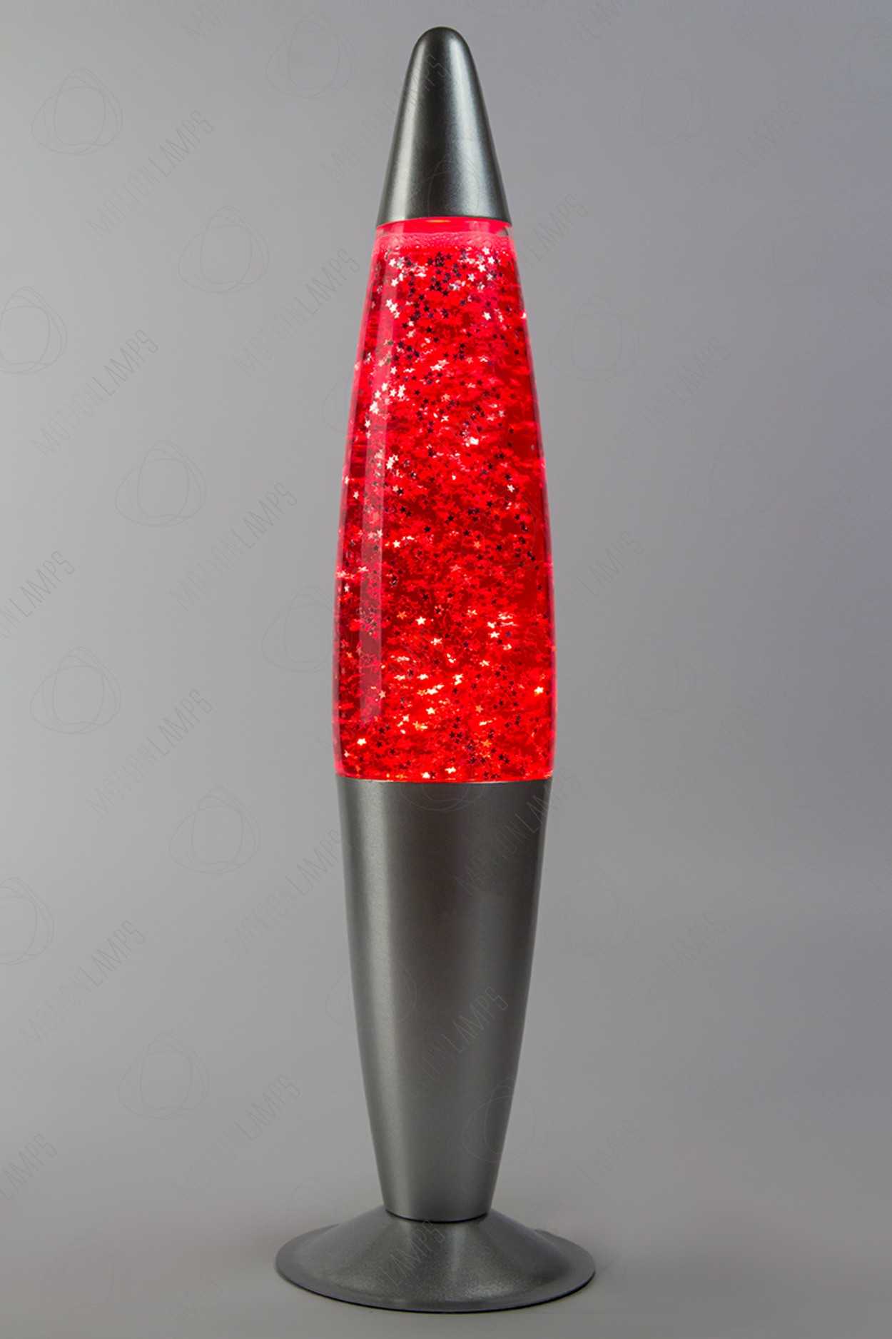 фото Лава-лампа motionlamps 41см красная блёстки (глиттер)