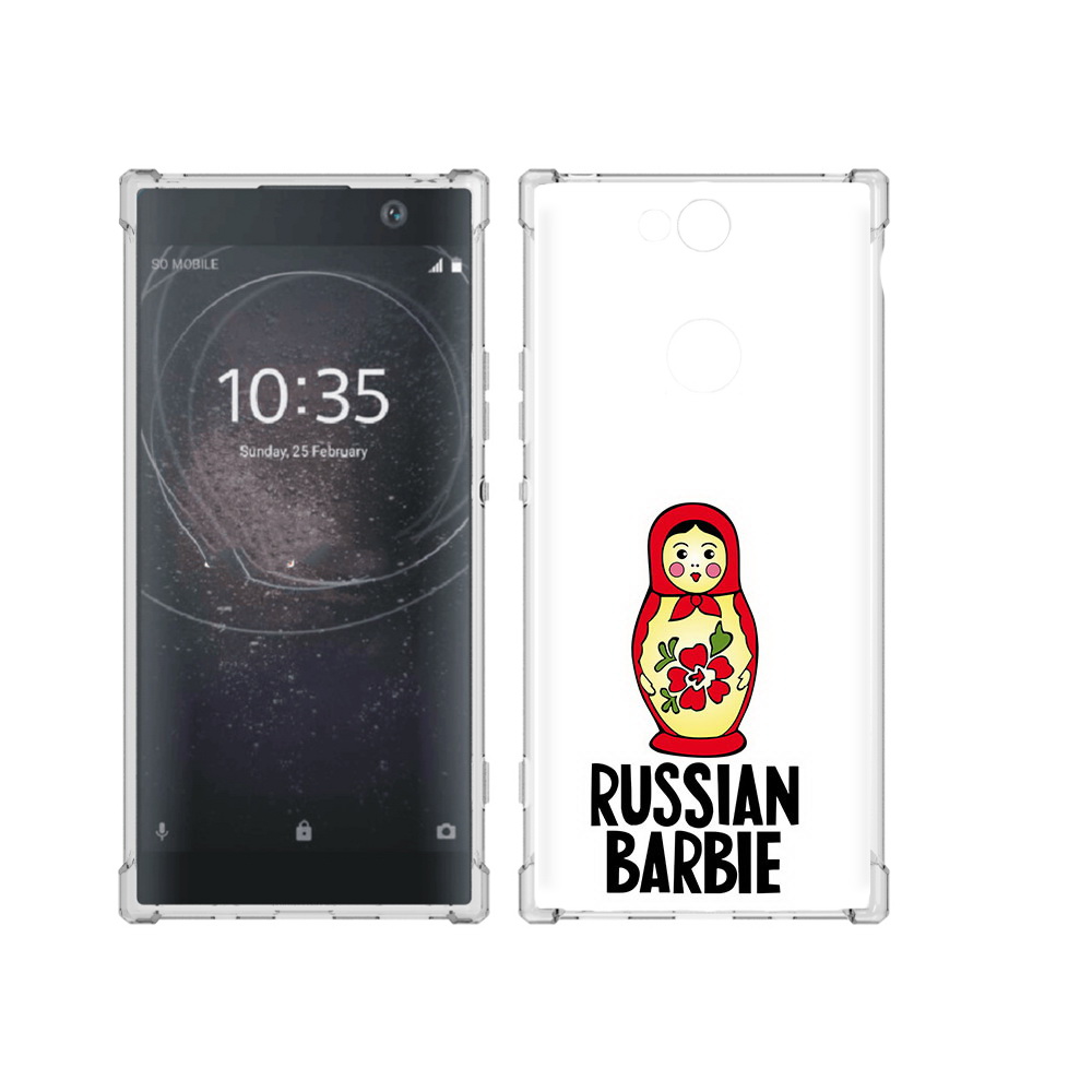 

Чехол MyPads Tocco для Sony Xperia XA2 Plus матрешка, Прозрачный, Tocco