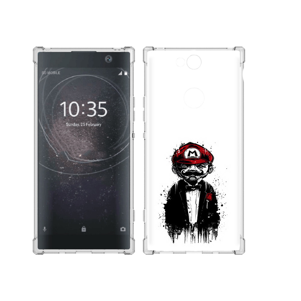 

Чехол MyPads Tocco для Sony Xperia XA2 Plus марио, Прозрачный, Tocco