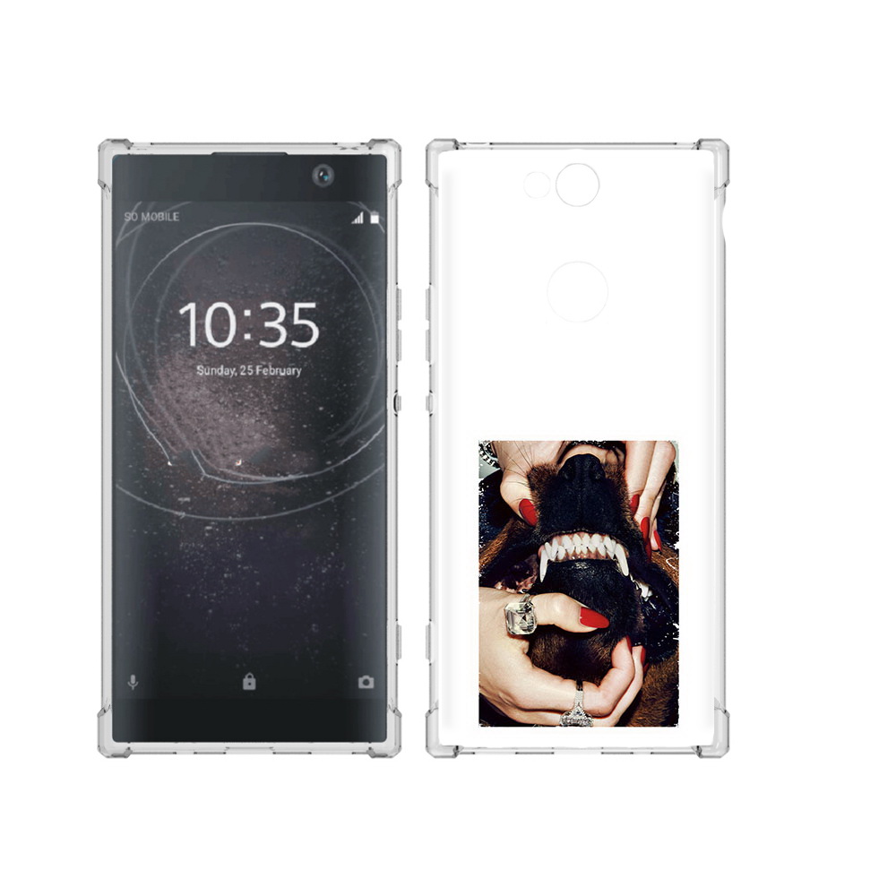 

Чехол MyPads Tocco для Sony Xperia XA2 Plus маникюр, Прозрачный, Tocco
