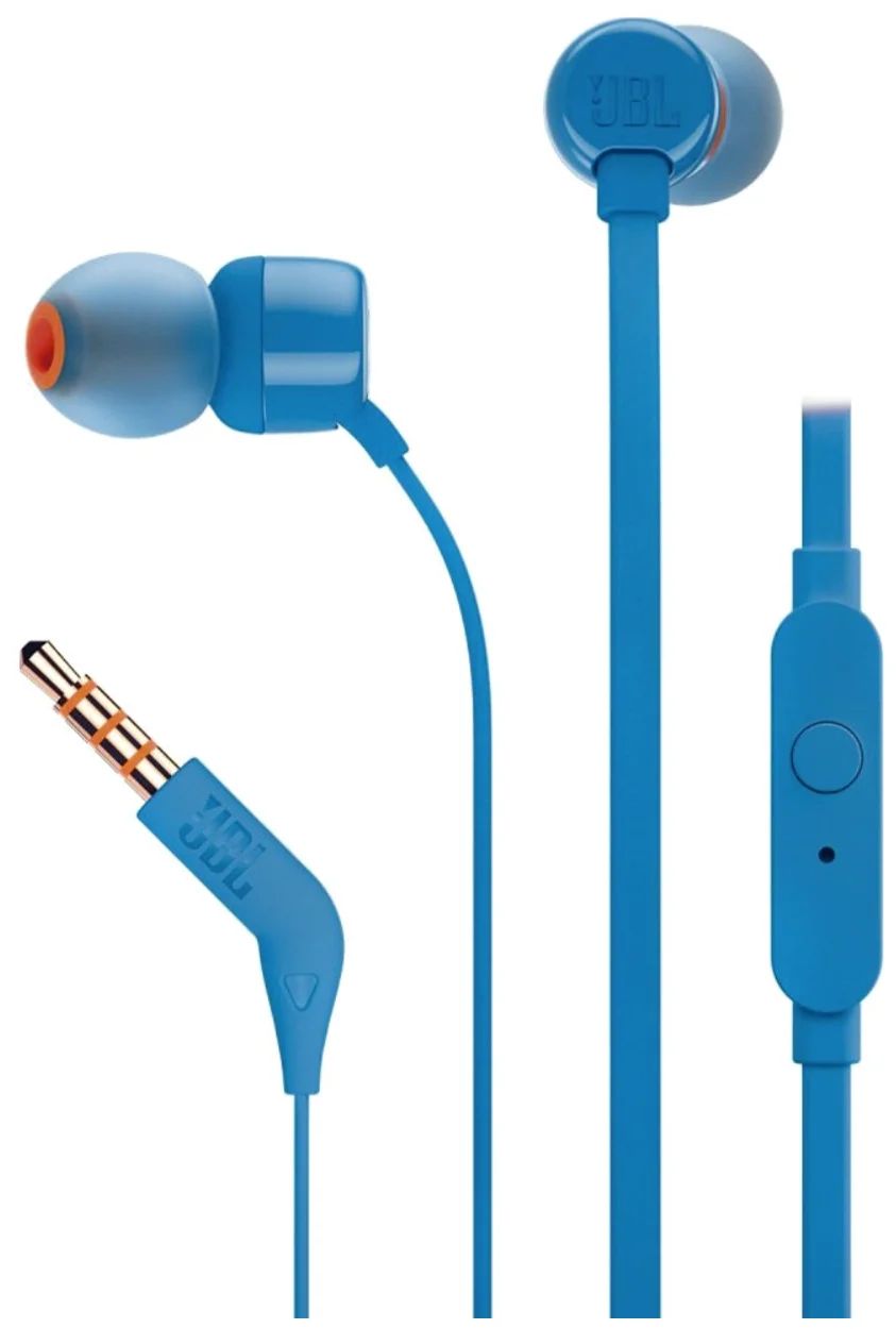 

Наушники JBL T110 Blue (JBLT110BLU)