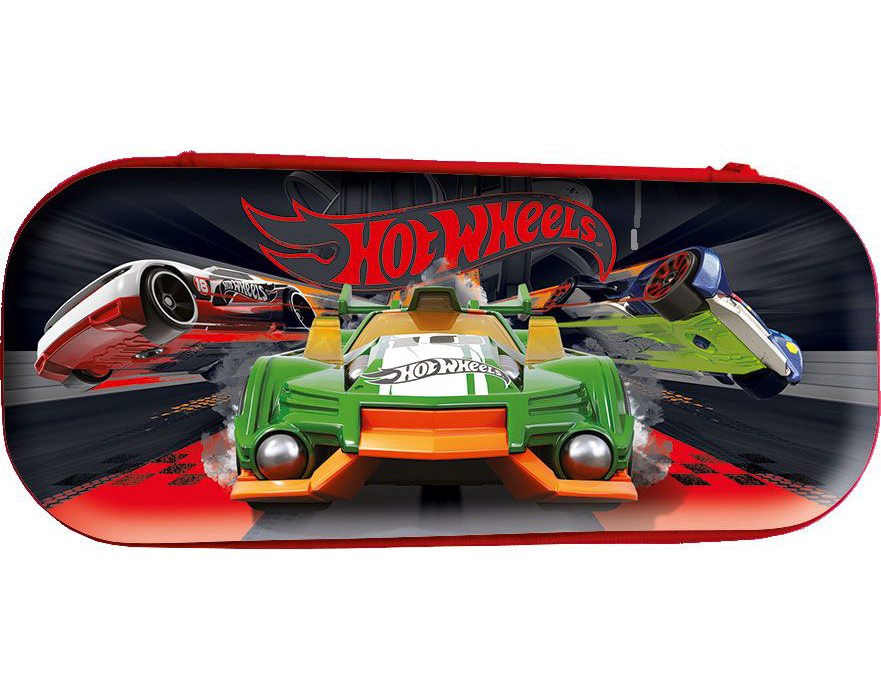 

Пенал Hot Wheels c 3D панелью разноцветный