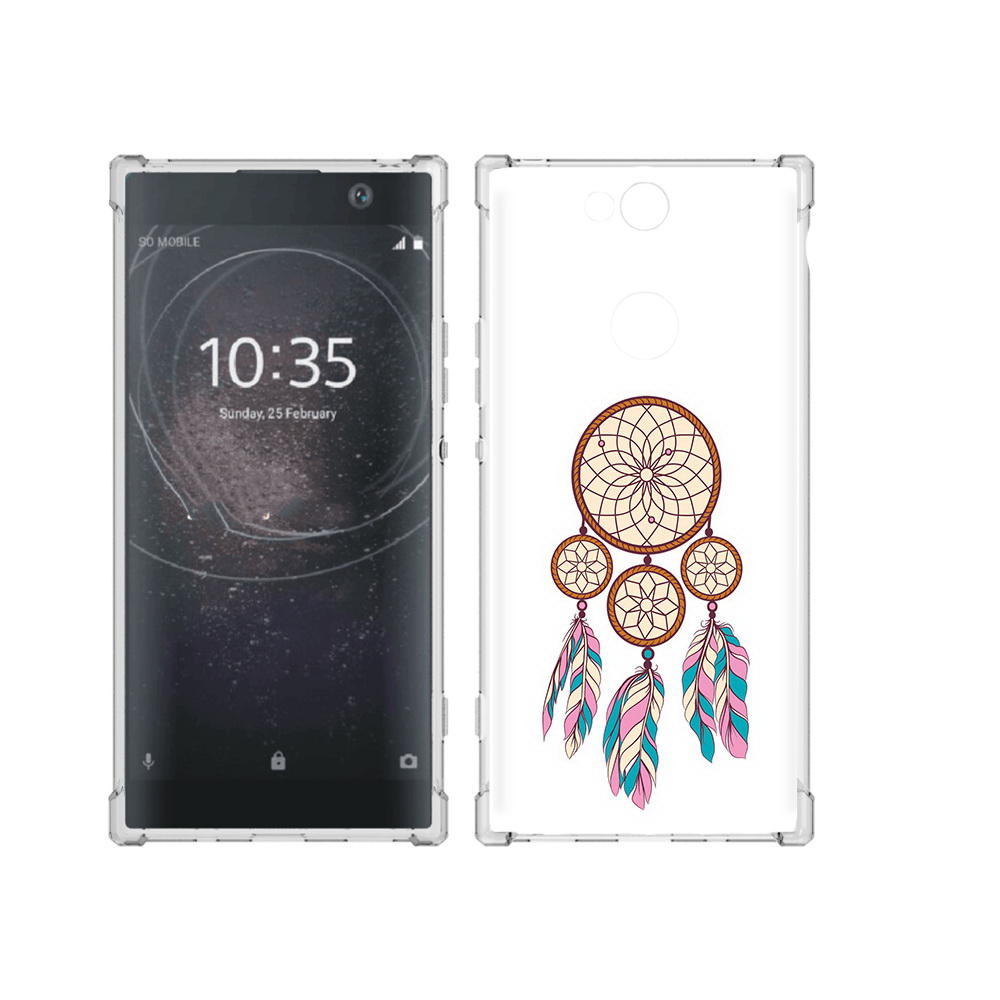 

Чехол MyPads Tocco для Sony Xperia XA2 Plus ловец снов бежевый, Прозрачный, Tocco