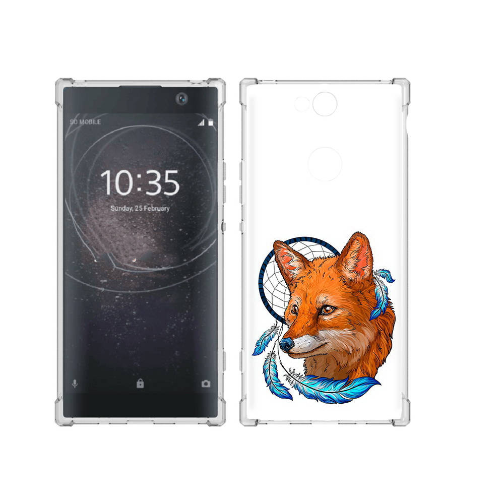 

Чехол MyPads Tocco для Sony Xperia XA2 Plus лиса и ловец снов, Прозрачный, Tocco
