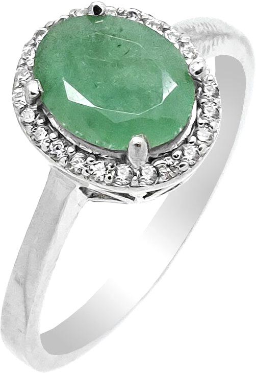 

Кольцо из серебра с изумрудом р. 18,5 Evora 640349-e, 640349-e