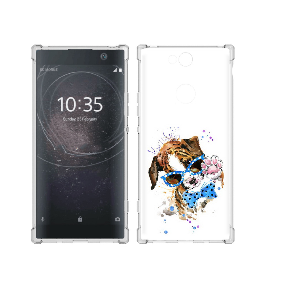 

Чехол MyPads Tocco для Sony Xperia XA2 Plus лапочка, Прозрачный, Tocco