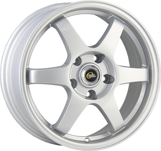 

Колесный диск Cross street CR08 (S) 6xR15 ET40 4*100 D60.1, Серебристый