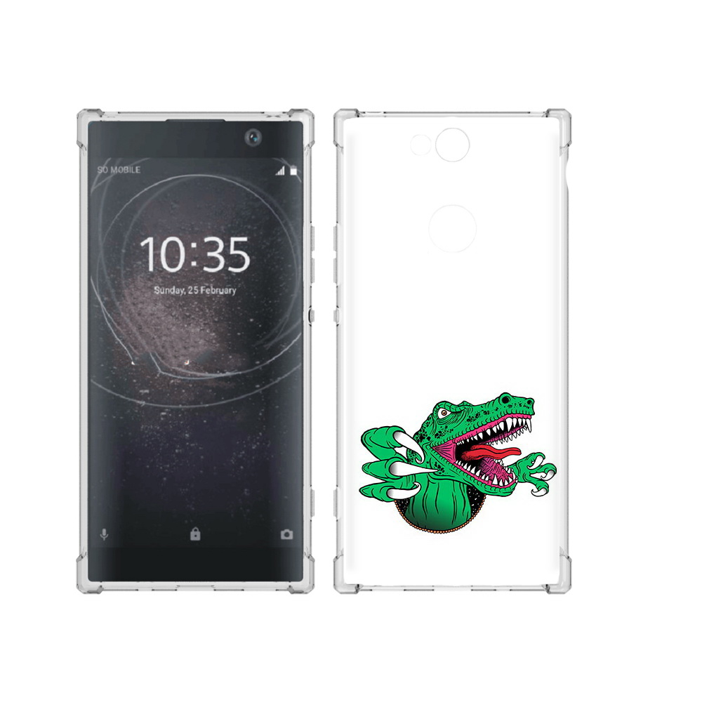 

Чехол MyPads Tocco для Sony Xperia XA2 Plus крокодил, Прозрачный, Tocco