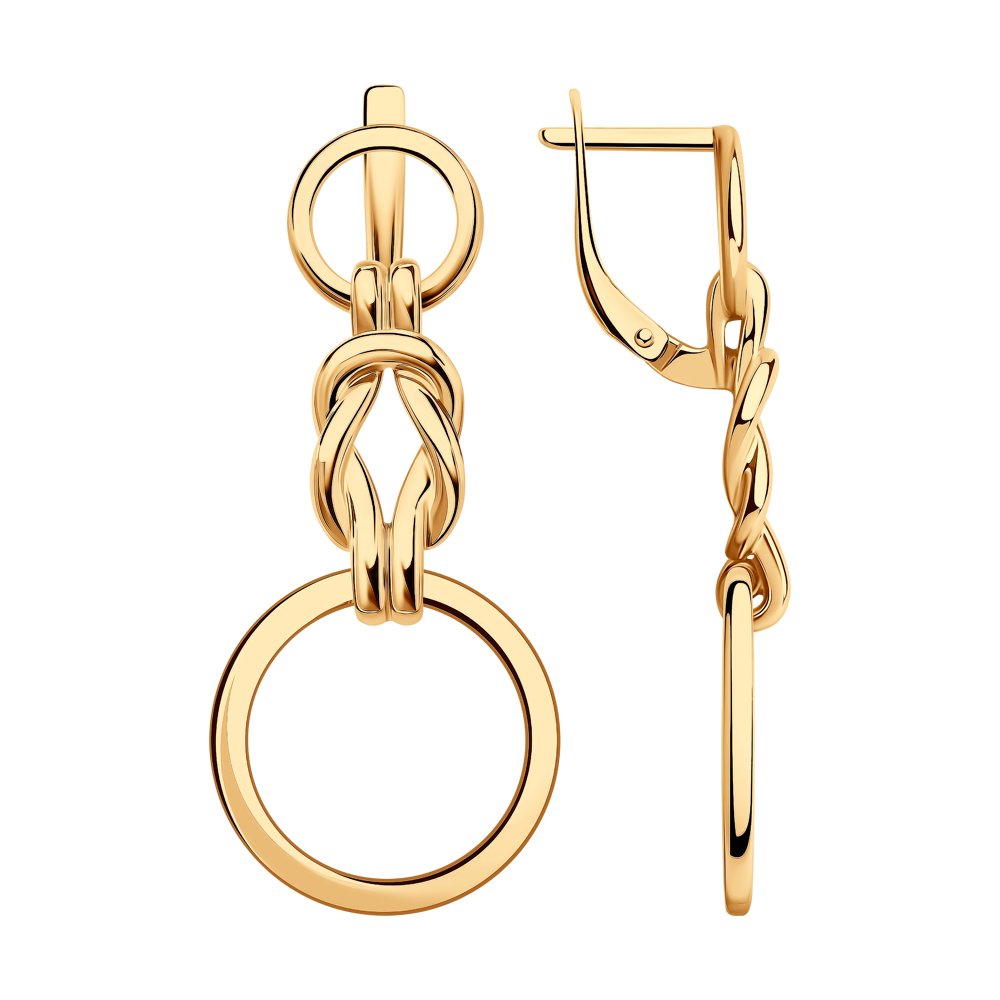

Серьги женские из серебра SOKOLOV 93021102, без вставки, 93021102