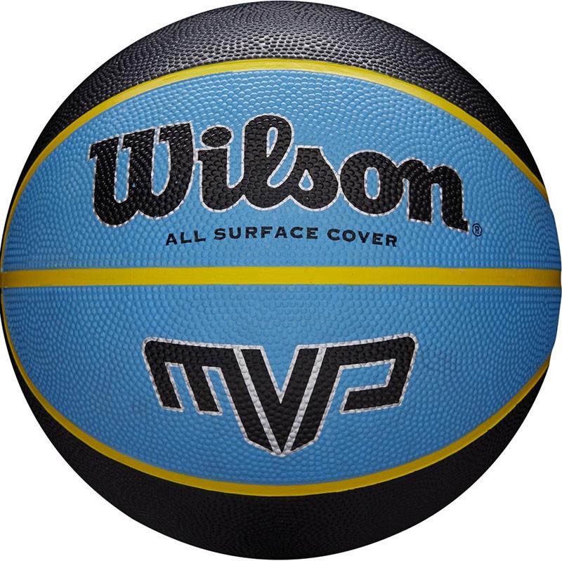 фото Мяч баск. wilson mvp, арт.wtb9019xb07, р.7, резина, бутил.камера, сине-черный