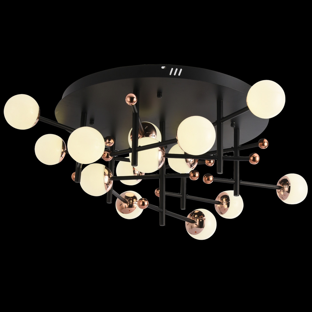 фото Потолочная люстра natali kovaltseva loft led led lamps 81344 gold black