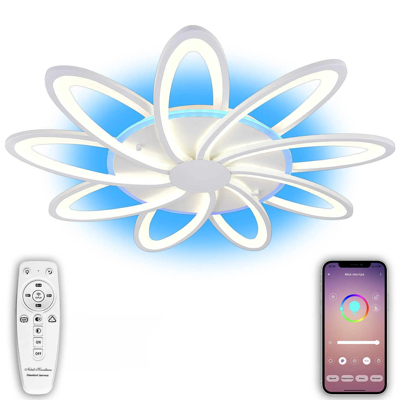 

Потолочная люстра Natali Kovaltseva LED LIGHT LED LAMPS 81151