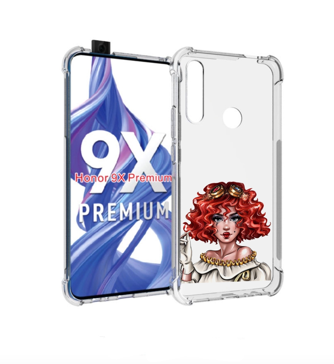 

Чехол бампер MyPads модель-в-сине-красных-очках женский для Hono, Прозрачный, Tocco