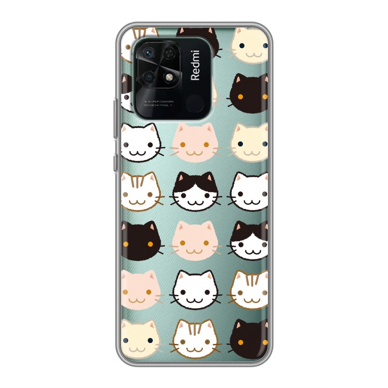 

Прозрачный чехол для Xiaomi Redmi 10C, 81205