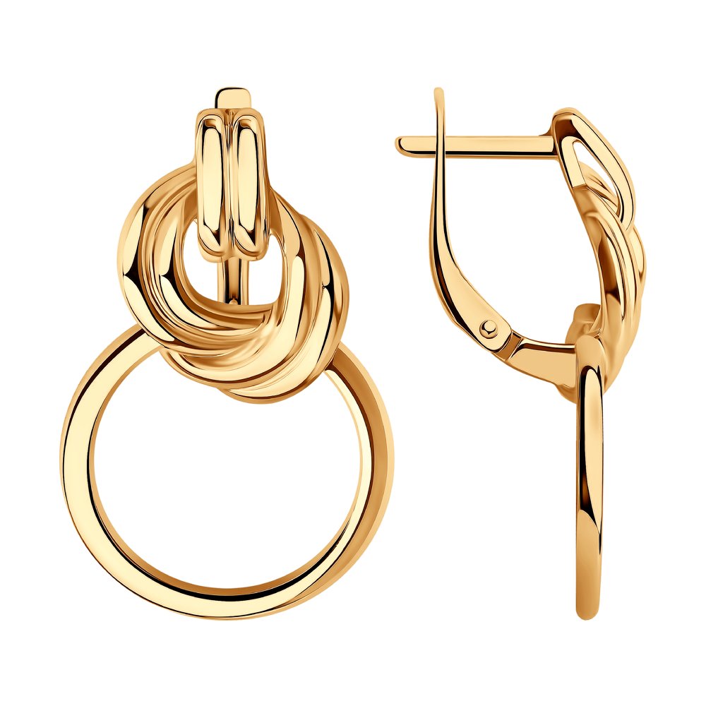 

Серьги женские из серебра SOKOLOV 93021094, без вставки, 93021094