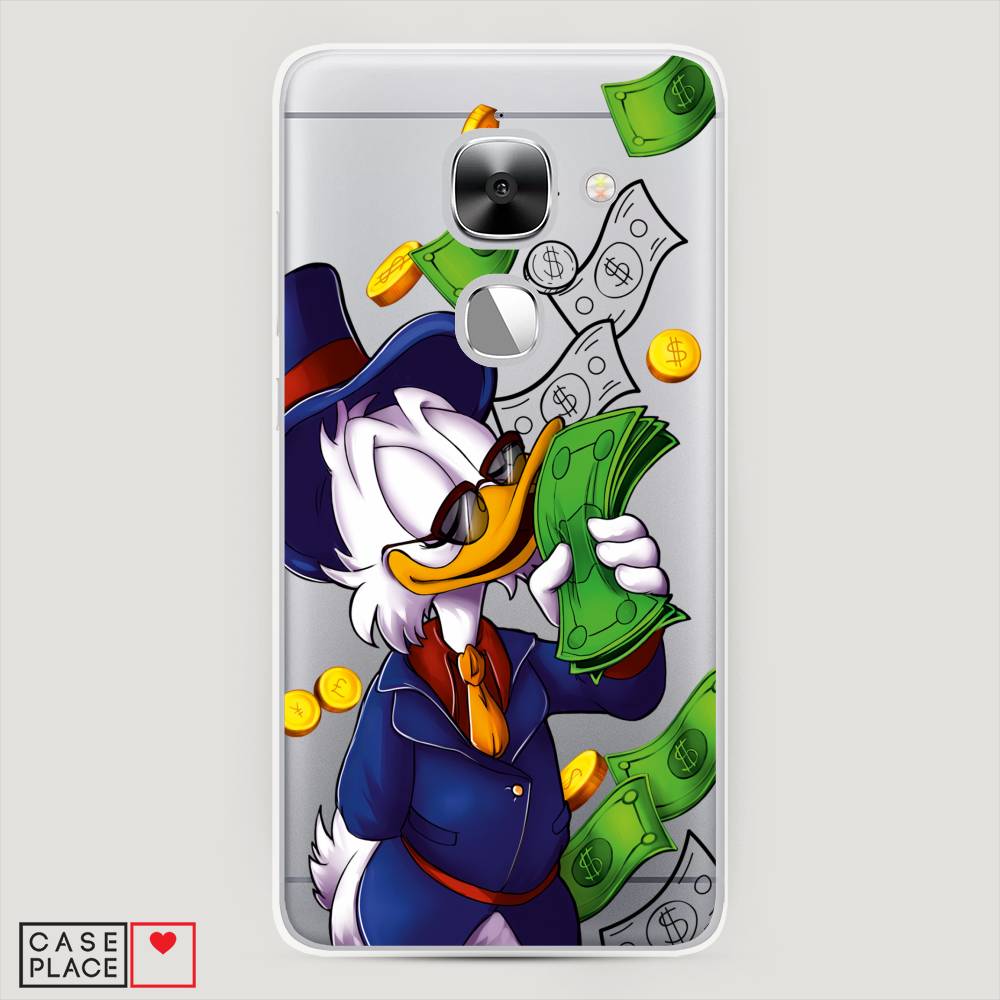 

Чехол на LeEco Le Max 2 Scrooge McDuck with Money, Синий;зеленый;белый, 140250-6