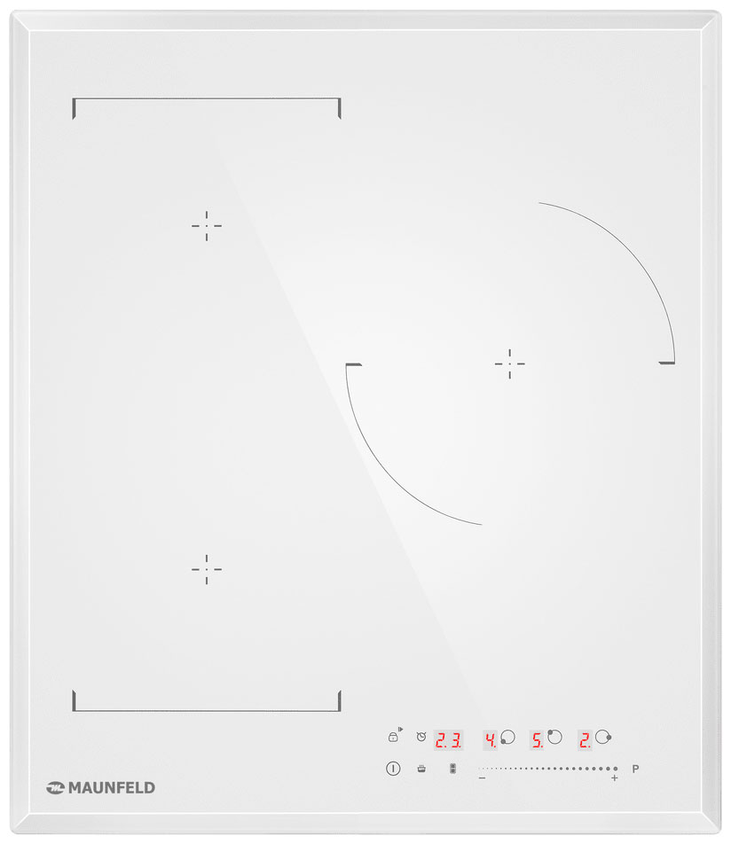 Встраиваемая варочная панель индукционная MAUNFELD CVI453SBWH LUX белый 1116 игровой стол большого размера