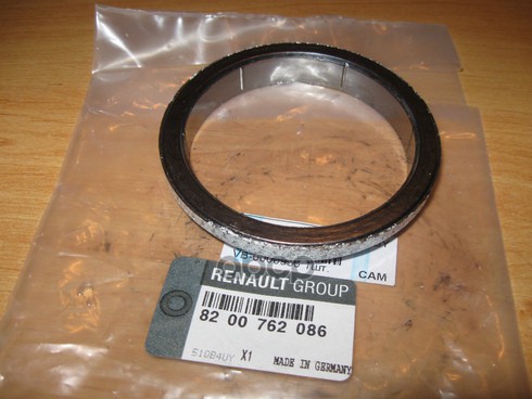 

RENAULT 8200762086 ПРОКЛАДКА ПРИЕМНОЙ ТРУБЫ ГЛУШИТ (МЕТ) 1шт