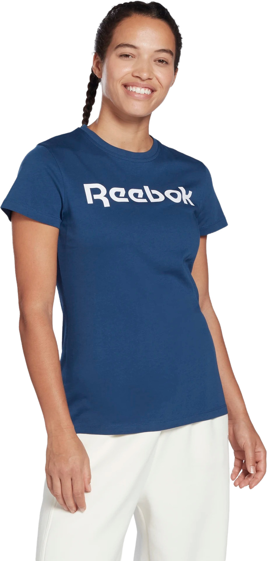 

Футболка женская Reebok H51871 синяя 2XS, H51871