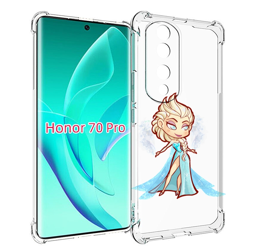

Чехол MyPads снежная-принцесса женский для Honor 70 Pro / 70 Pro Plus, Прозрачный, Tocco