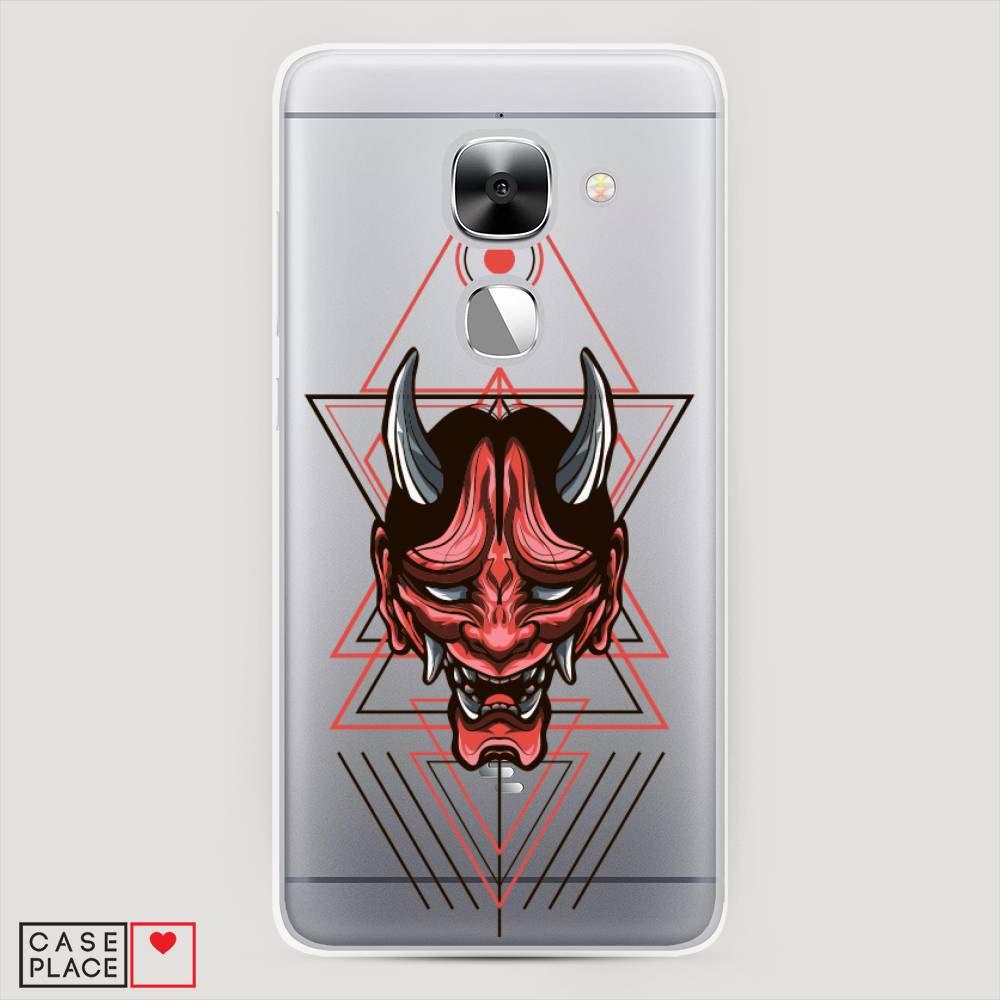 

Чехол на LeEco Le Max 2 "Hanya Oni mask", Серый;красный;черный, 140250-4