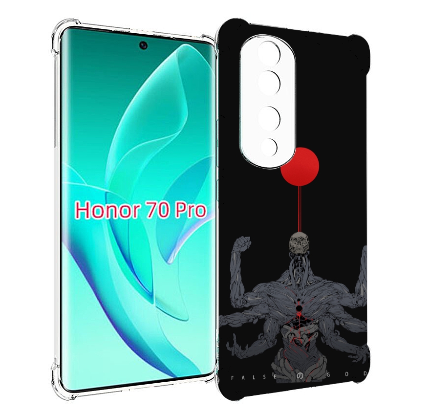 

Чехол MyPads скелет-с-6-руками для Honor 70 Pro / 70 Pro Plus, Прозрачный, Tocco