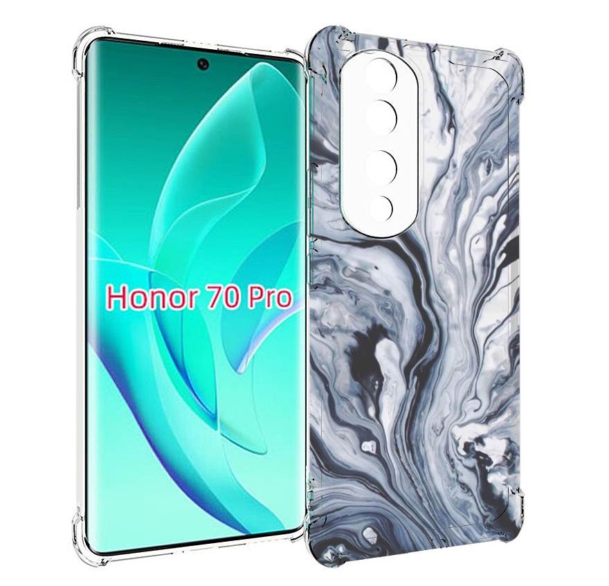 

Чехол MyPads серая краска для Honor 70 Pro / 70 Pro Plus, Прозрачный, Tocco