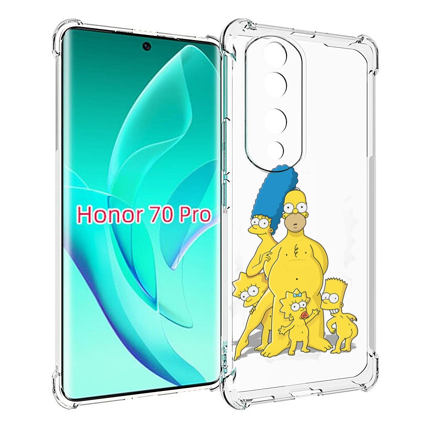 

Чехол MyPads семья-симпсонов для Honor 70 Pro / 70 Pro Plus, Прозрачный, Tocco