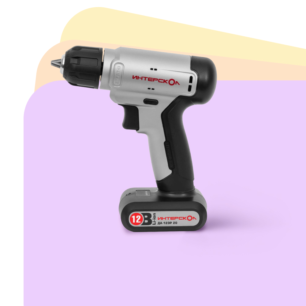 Аккумуляторная дрель Интерскол Smart ДА-12ЭР 20 8830100 199900₽
