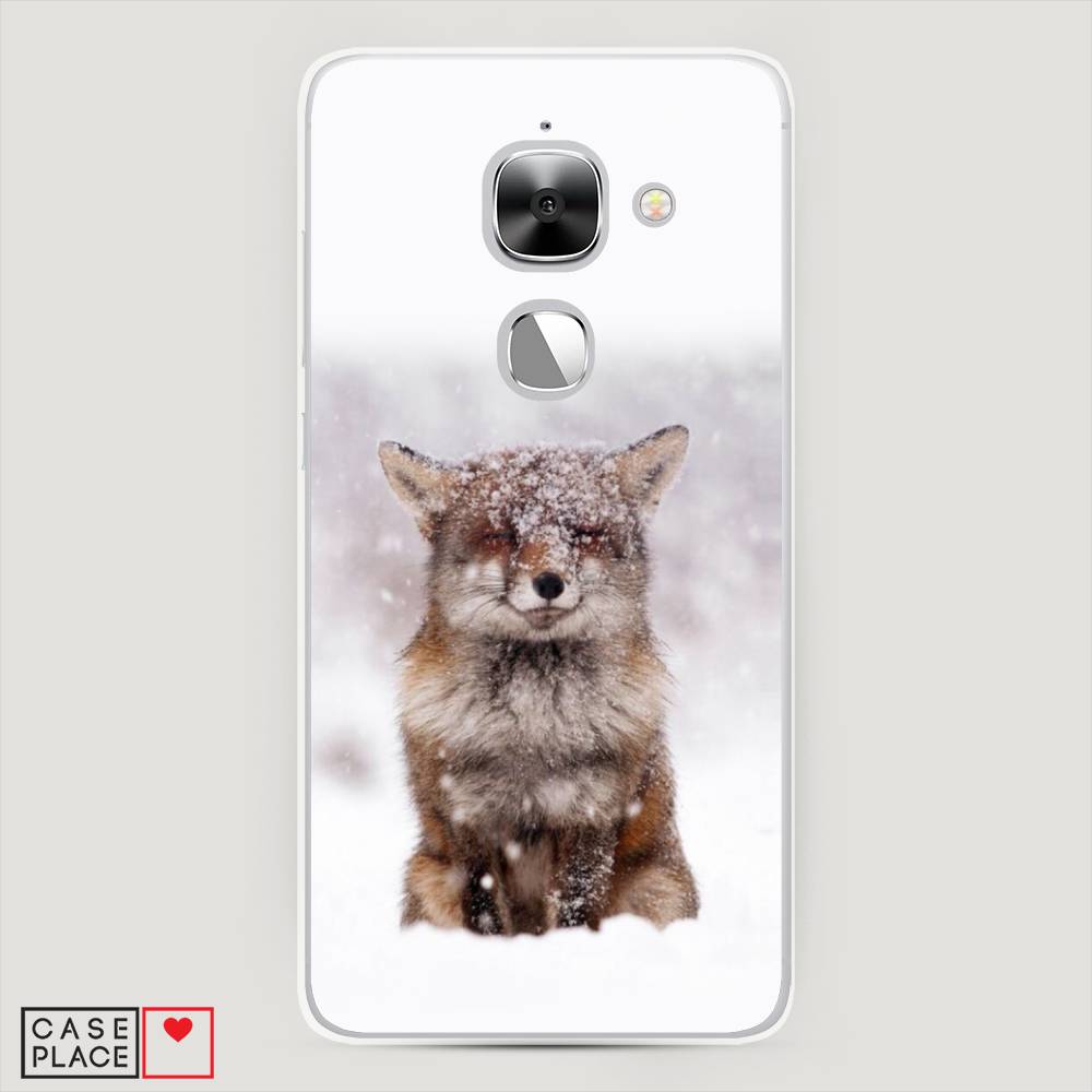 

Чехол на LeEco Le Max 2 Зимняя лиса, Белый;серый;коричневый, 140250-1
