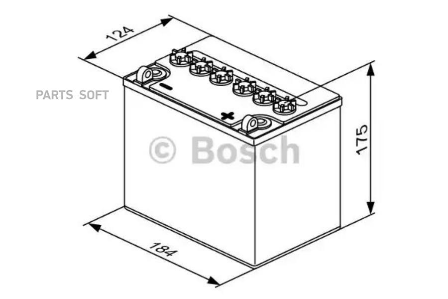 АКБ MOBA M4 12V 24Ah 200A (- +) Обр полярн 0092M4F500