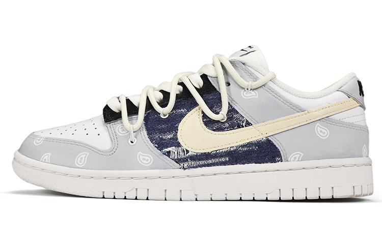 

Кеды унисекс Nike Dunk Low Triple White серые 38.5 EU, Серый, Dunk Low Triple White