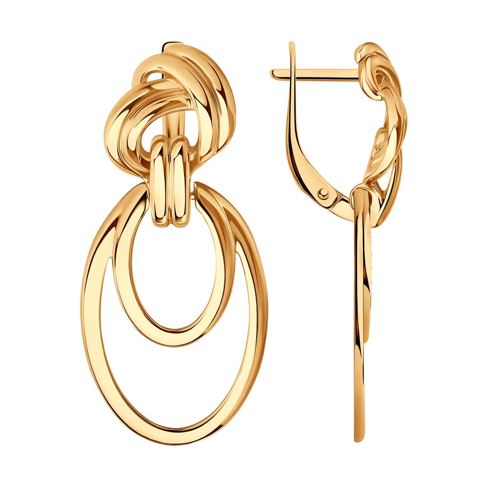 

Серьги женские из серебра SOKOLOV 93021093, без вставки, 93021093