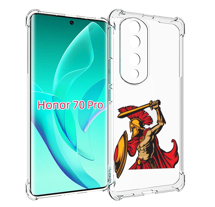 

Чехол MyPads римский-воин для Honor 70 Pro / 70 Pro Plus, Прозрачный, Tocco