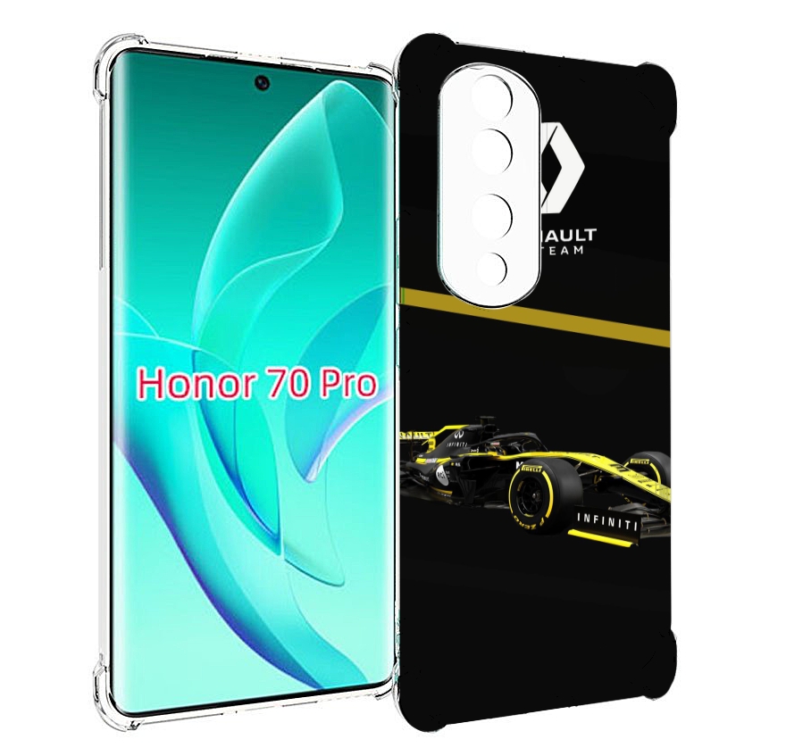 

Чехол MyPads renault 2 для Honor 70 Pro / 70 Pro Plus, Прозрачный, Tocco