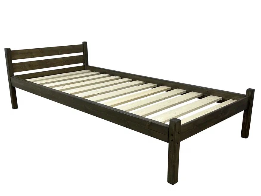 

Кровать односпальная Solarius, Классика 190х80, цвет венге, Коричневый, Классика 190х80